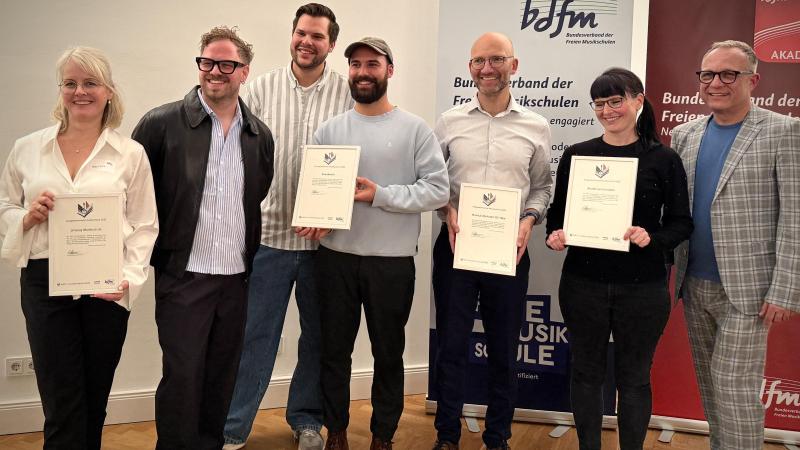 Verleihung bdfm-Musikschulpreis 2025