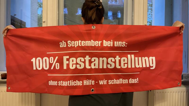 Transparent Festanstellung